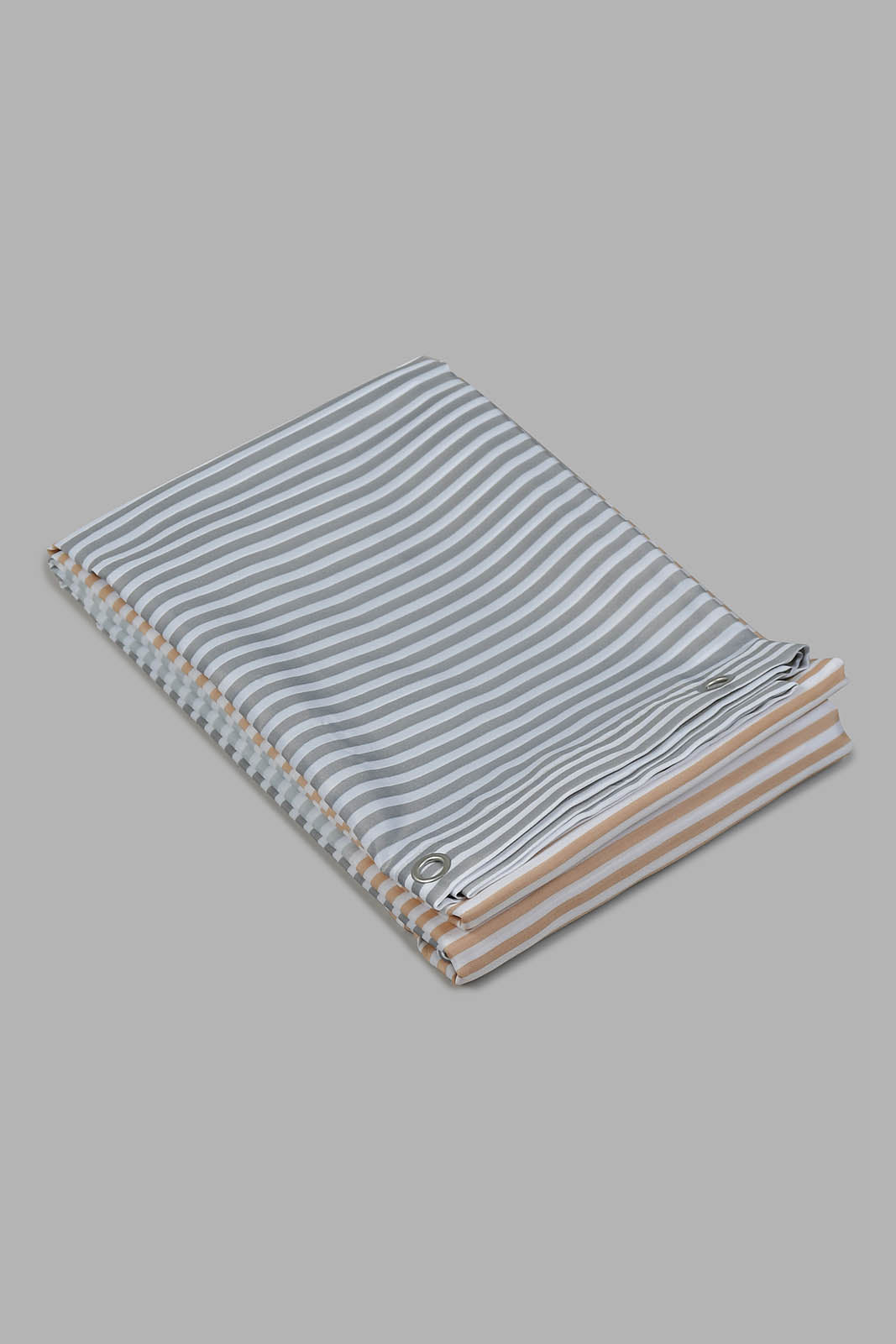 Redtag-Grey-Shower-Curtain-Colour:Pale-Grey,-Filter:Home-Bathroom,-HMW-BAC-Shower-Curtains,-New-In,-New-In-HMW-BAC,-Non-Sale,-Section:Homewares,-W21A-Home-Bathroom-