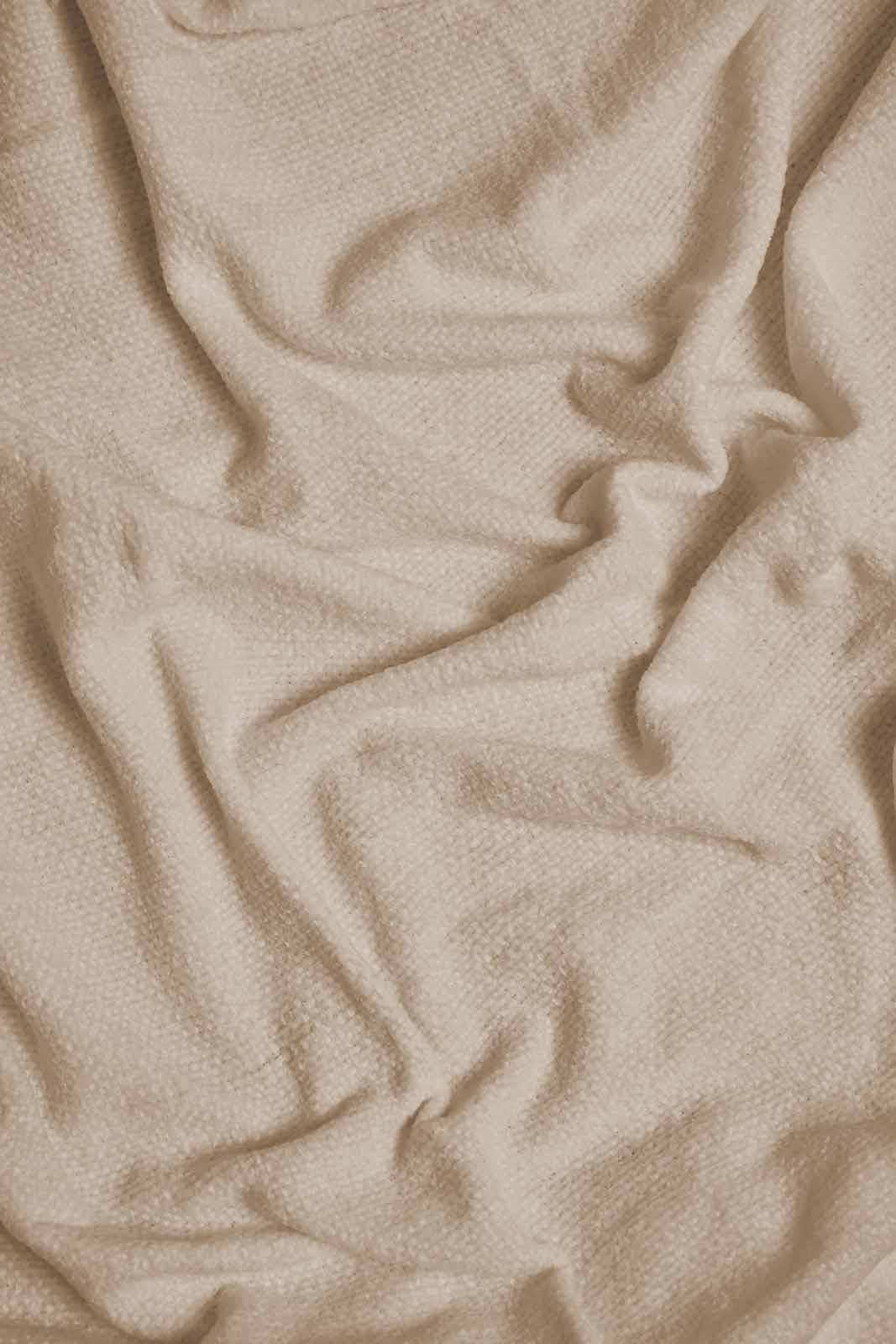 Redtag-Beige-Chenille-Throw-With-Beaded-Fringe-BED-HOME-SPUN-3,-Colour:Beige,-Filter:Home-Bedroom,-HMW-BED-Throws,-New-In,-New-In-HMW-BED,-Non-Sale,-Section:Homewares,-W21B-Home-Bedroom-