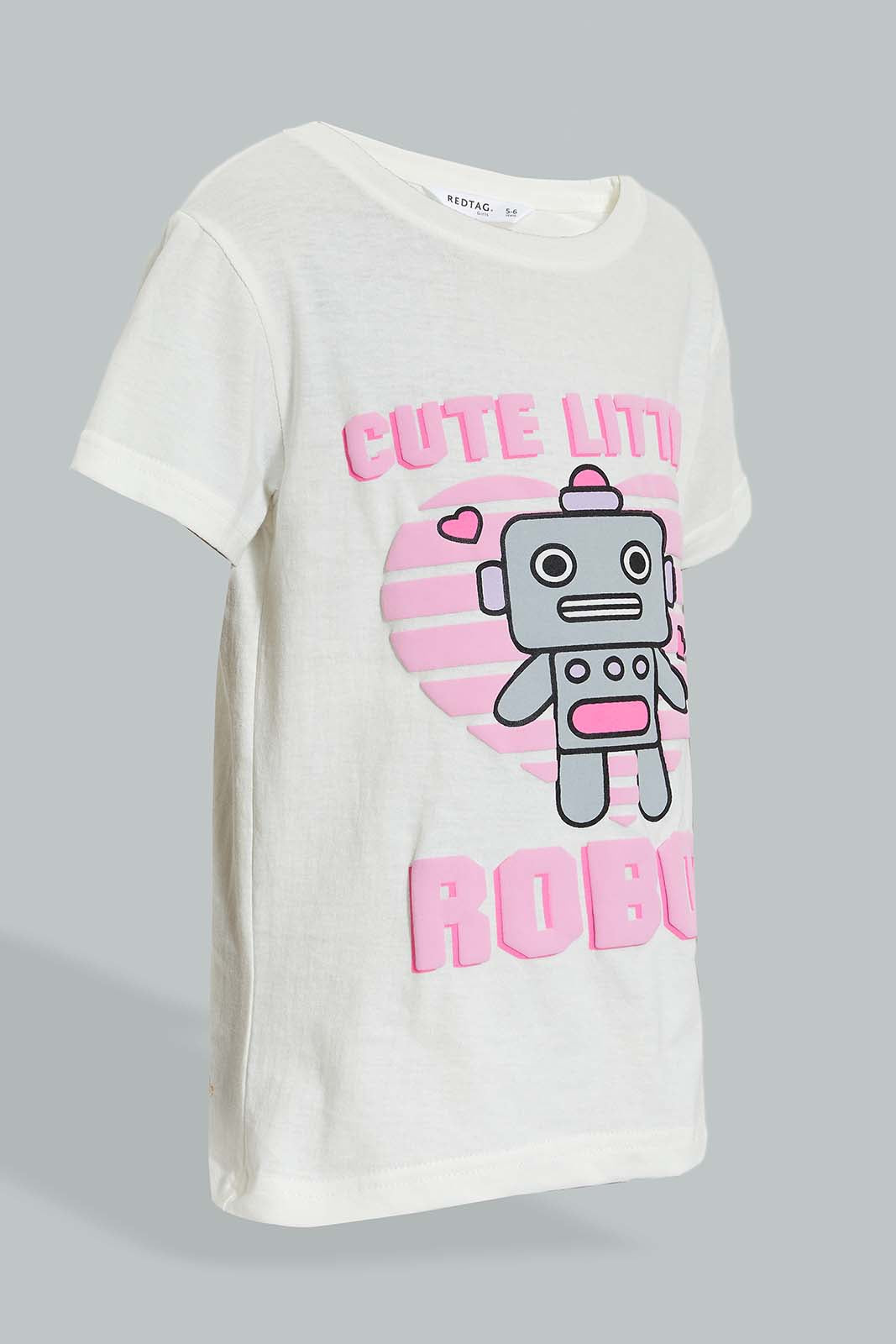 Redtag-Assorted-2Pk-Robot-Printed-Nightsuit-Colour:Assorted,-Filter:Girls-(2-to-8-Yrs),-Girls-Pyjama-Sets,-New-In,-New-In-GIR,-Non-Sale,-Section:Kidswear,-W21A-Girls-2 to 8 Years