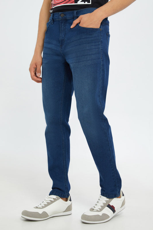 Redtag-Indigo-Mid-Wash-5-Pockets-Slim-Fit-Jean-365,-Bundle,-Category:Jeans,-Colour:Indigo,-Deals:New-In,-Dept:Menswear,-Filter:Men's-Clothing,-H1:MWR,-H2:GEN,-H3:DNB,-H4:JNS,-Men-Jeans,-Promo:TBL,-Season:365,-Section:Men,-TBL-Men's-