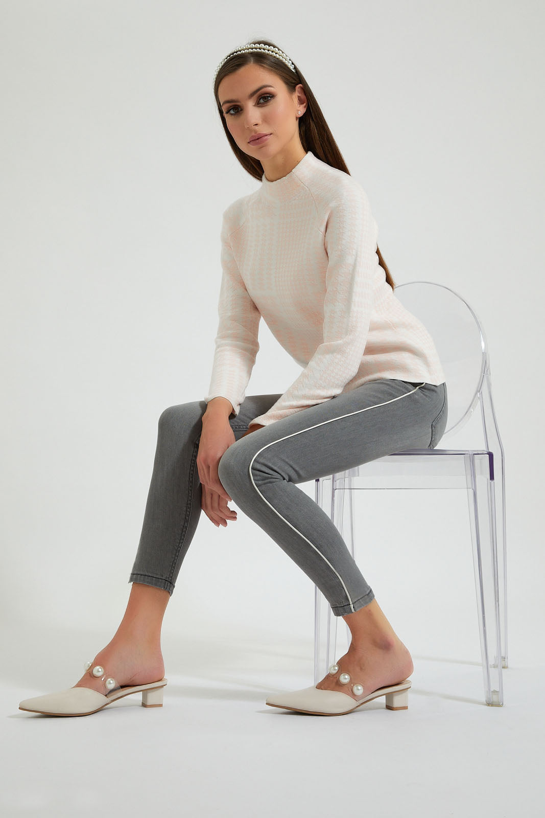 Grey Skinny Jean