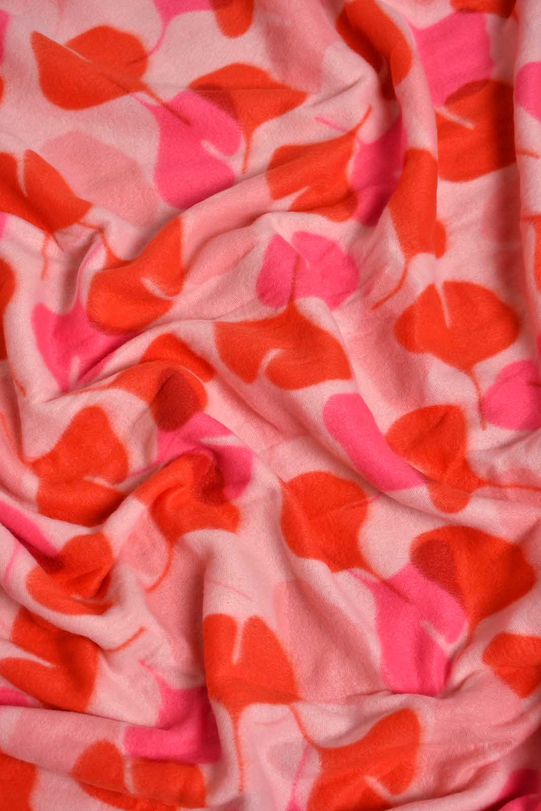 Redtag-Pink-Floral-Printed-Single-Fleece-Blanket-Blankets-Home-Bedroom-
