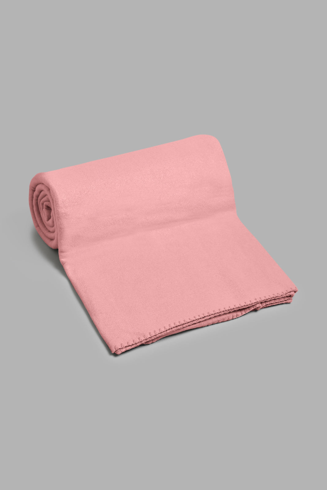 Redtag-Pink-Fleece-Single-Blanket-Blankets-Home-Bedroom-