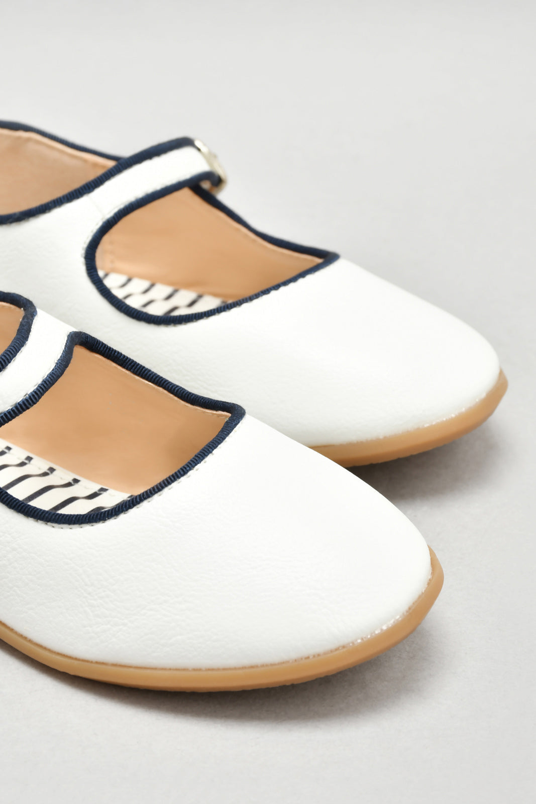White Striped Ballerina