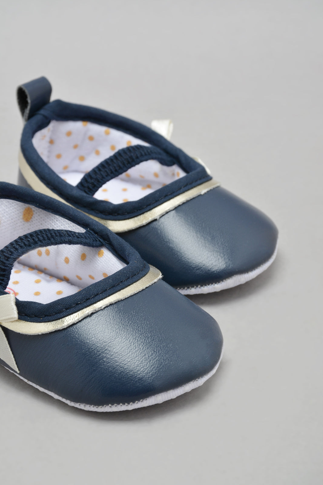 Navy Pram Shoe