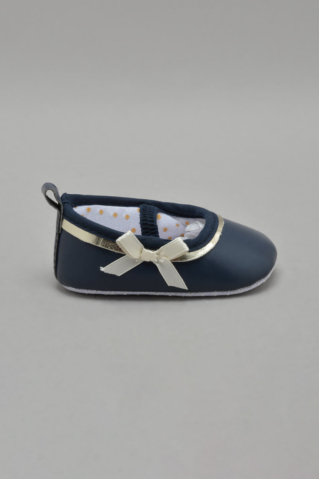 Navy Pram Shoe