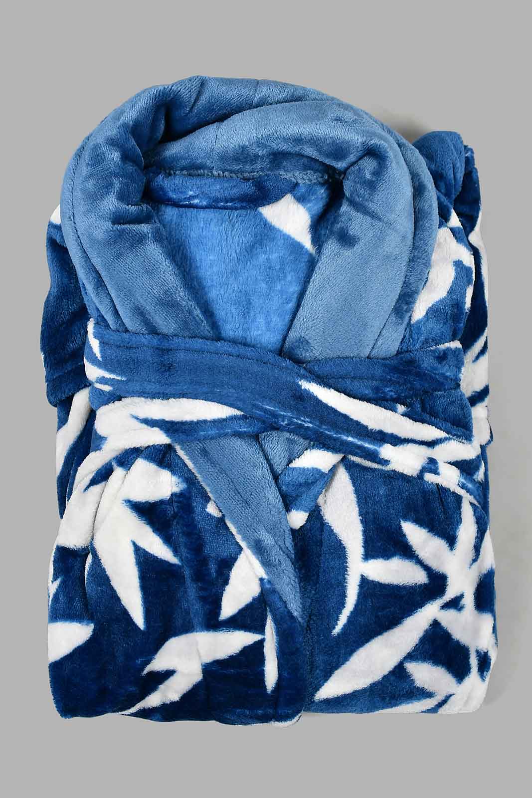 Redtag-Navy-Ultra-Soft-Bathrobe-Bathrobes-Home-Bathroom-