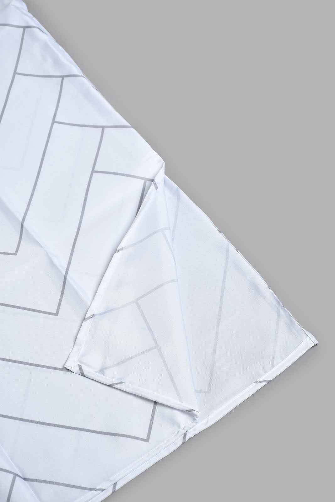 Redtag-Light-Grey-Shower-Curtain-Colour:Grey,-Filter:Home-Bathroom,-HMW-BAC-Shower-Curtains,-New-In,-New-In-HMW-BAC,-Non-Sale,-Section:Homewares,-W21B-Home-Bathroom-