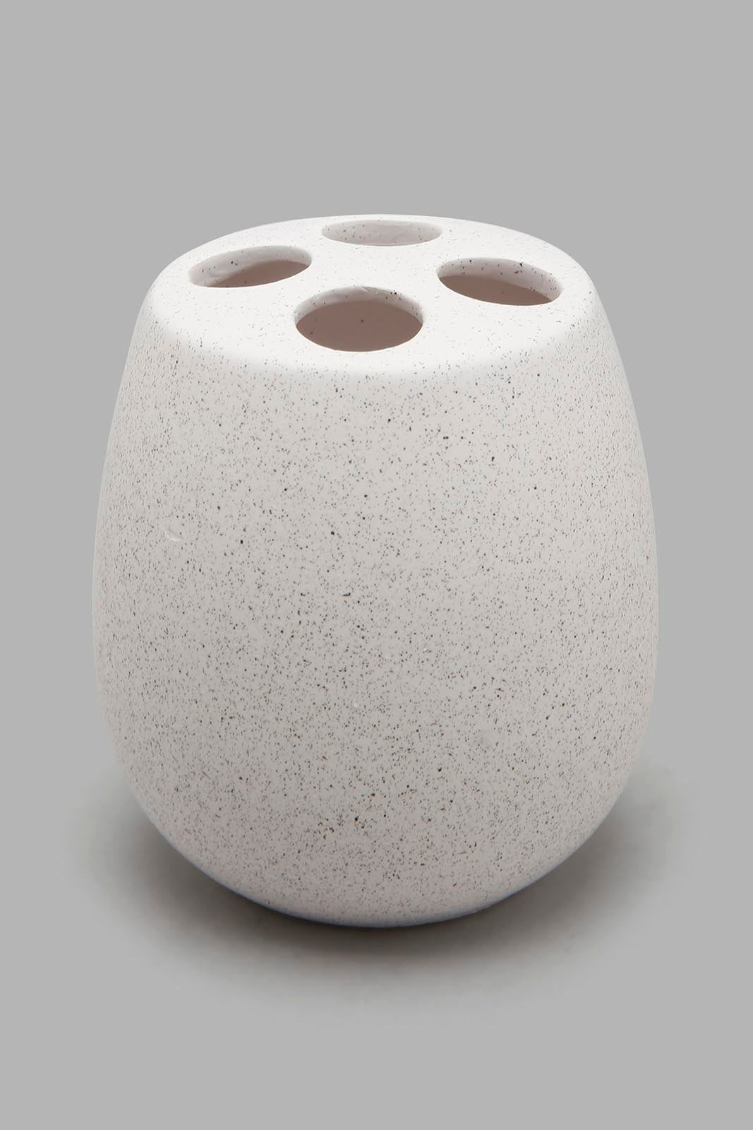 Redtag-Light-Grey-Ceramic-Set-(4-Piece)-Colour:Grey,-Filter:Home-Bathroom,-HMW-BAC-Bathroom-Accessories,-New-In,-New-In-HMW-BAC,-Non-Sale,-Section:Homewares,-W21B-Home-Bathroom-