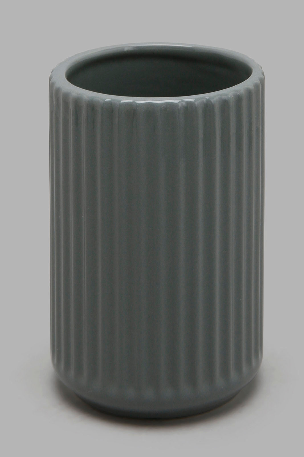 Redtag-Grey-Ceramic-Set-(4-Piece)-Colour:Grey,-Filter:Home-Bathroom,-HMW-BAC-Bathroom-Accessories,-New-In,-New-In-HMW-BAC,-Non-Sale,-Section:Homewares,-W21B-Home-Bathroom-