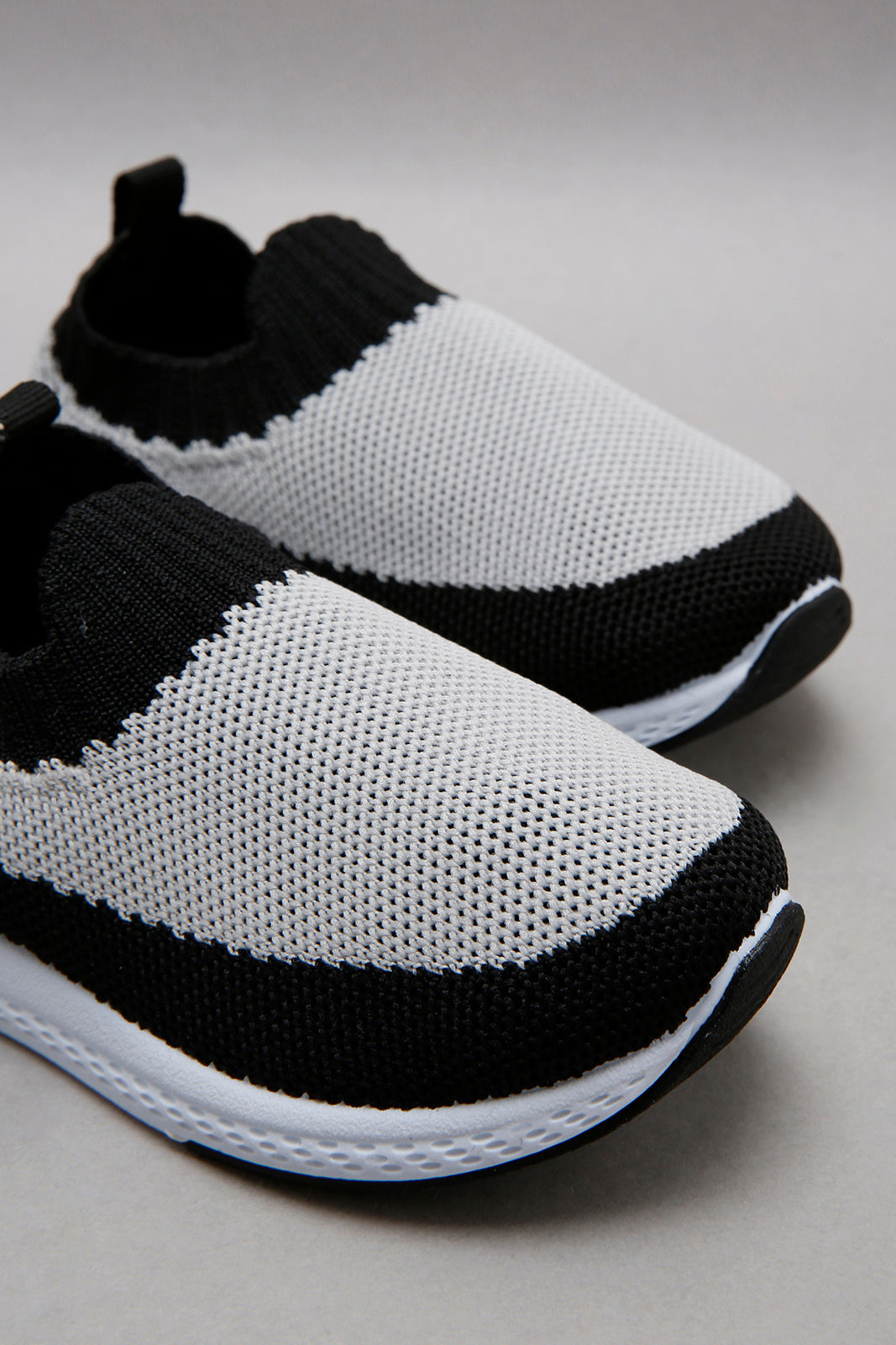 Grey Knit Pump