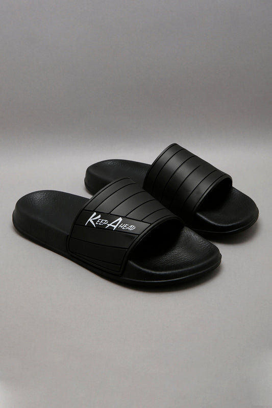Black Embossed Slide