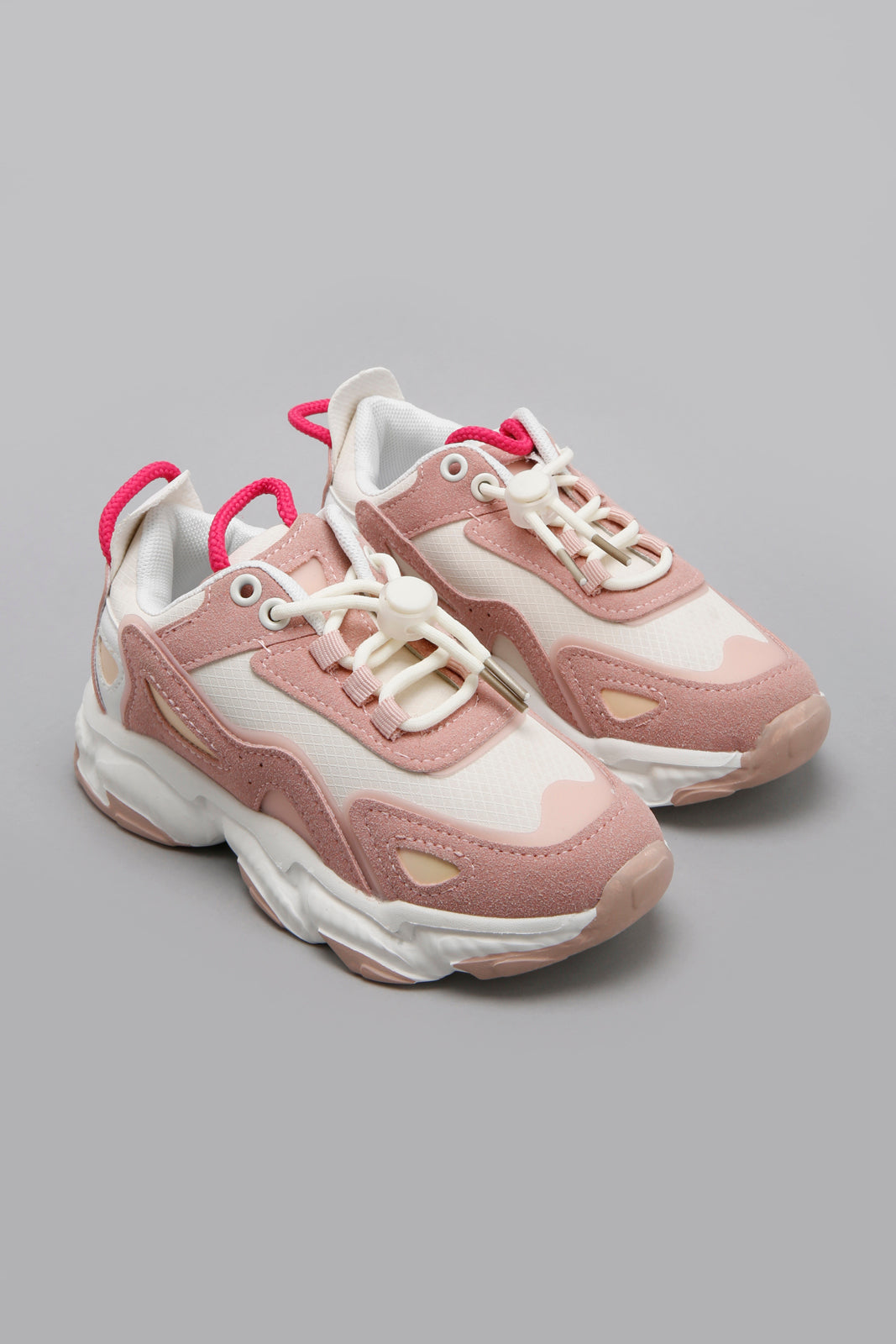 Cream Buckle Chunky Sneaker