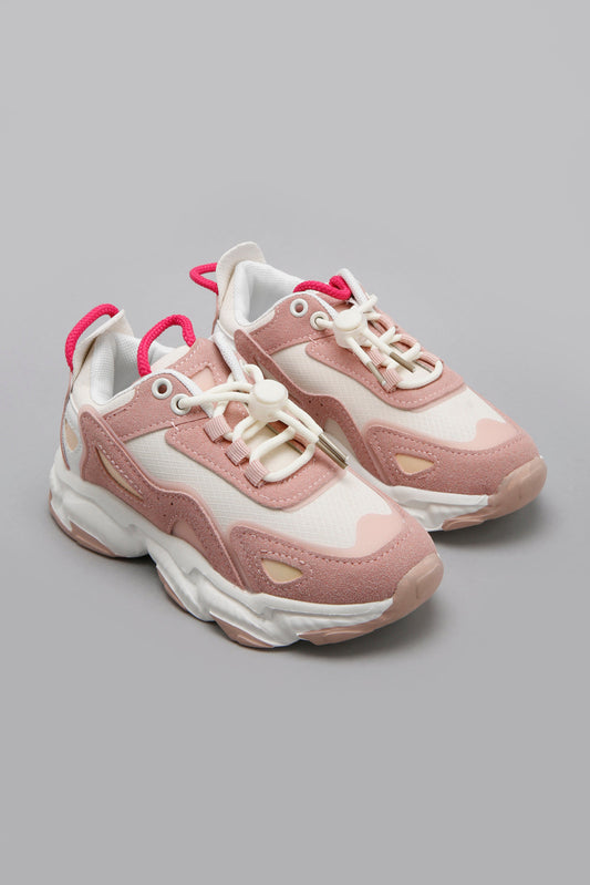 Cream Buckle Chunky Sneaker