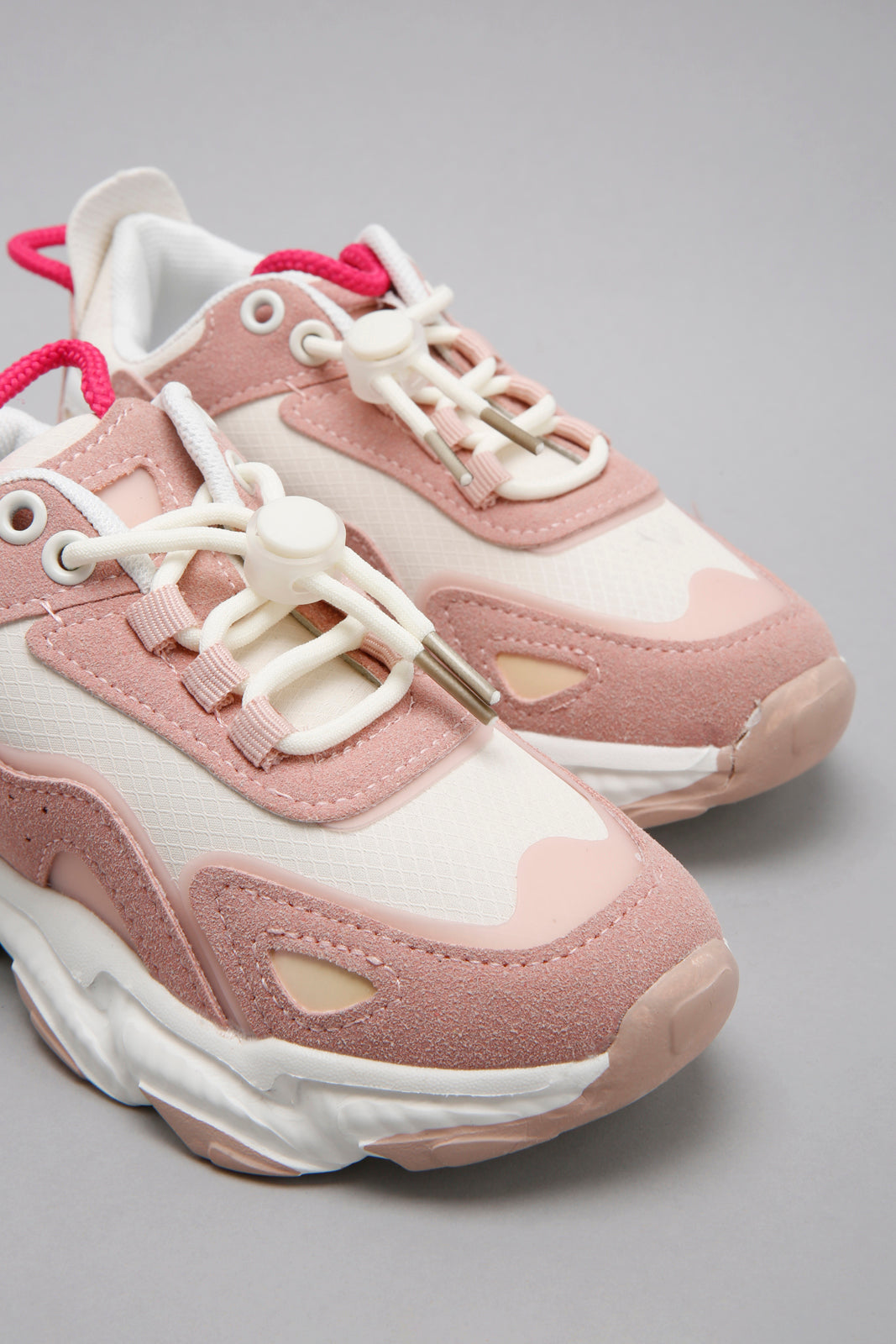 Cream Buckle Chunky Sneaker