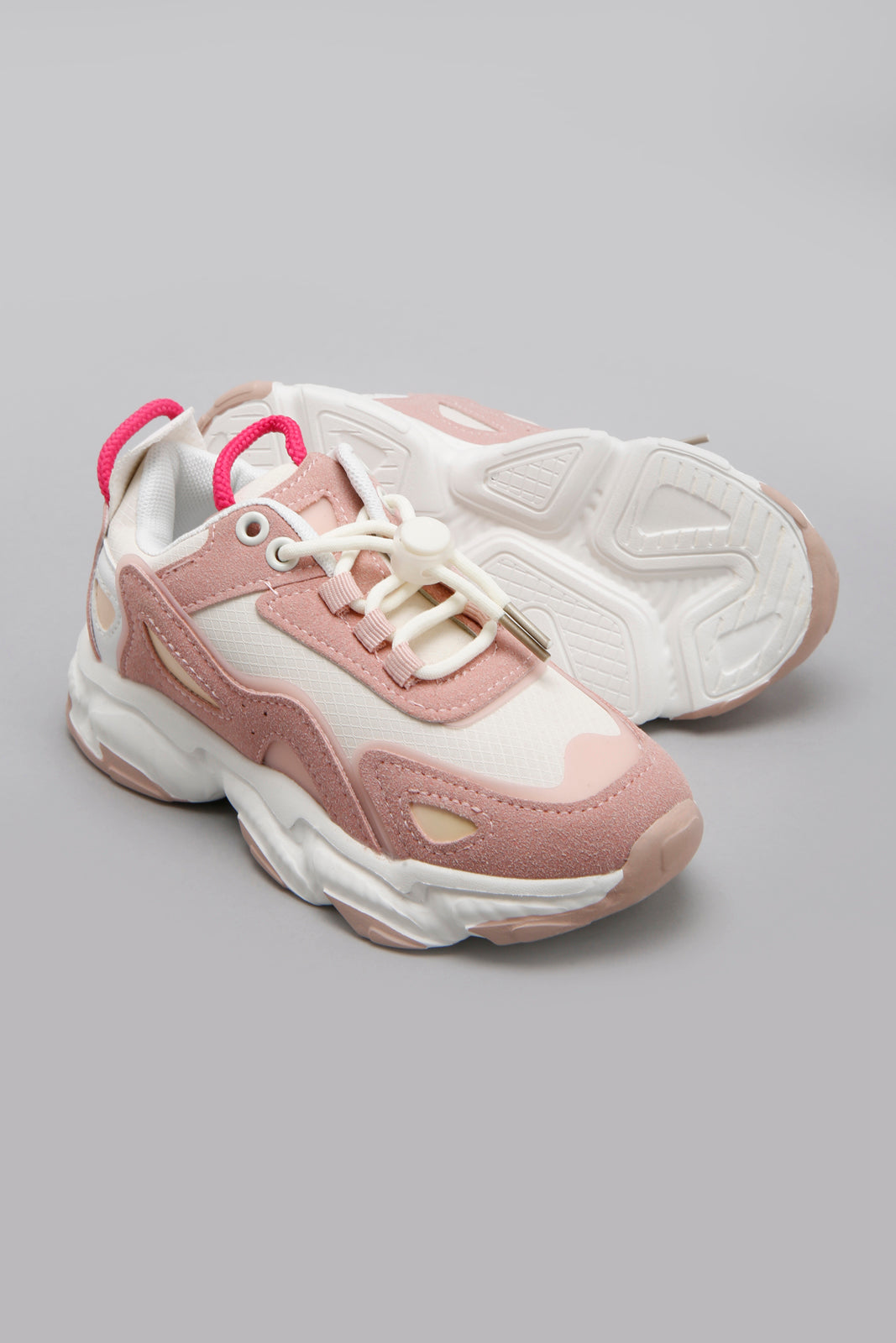 Cream Buckle Chunky Sneaker