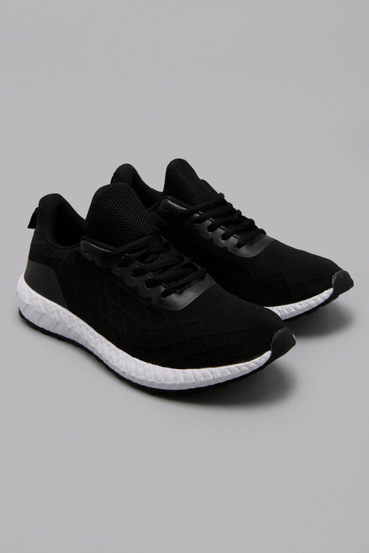 Black Knit Sneaker