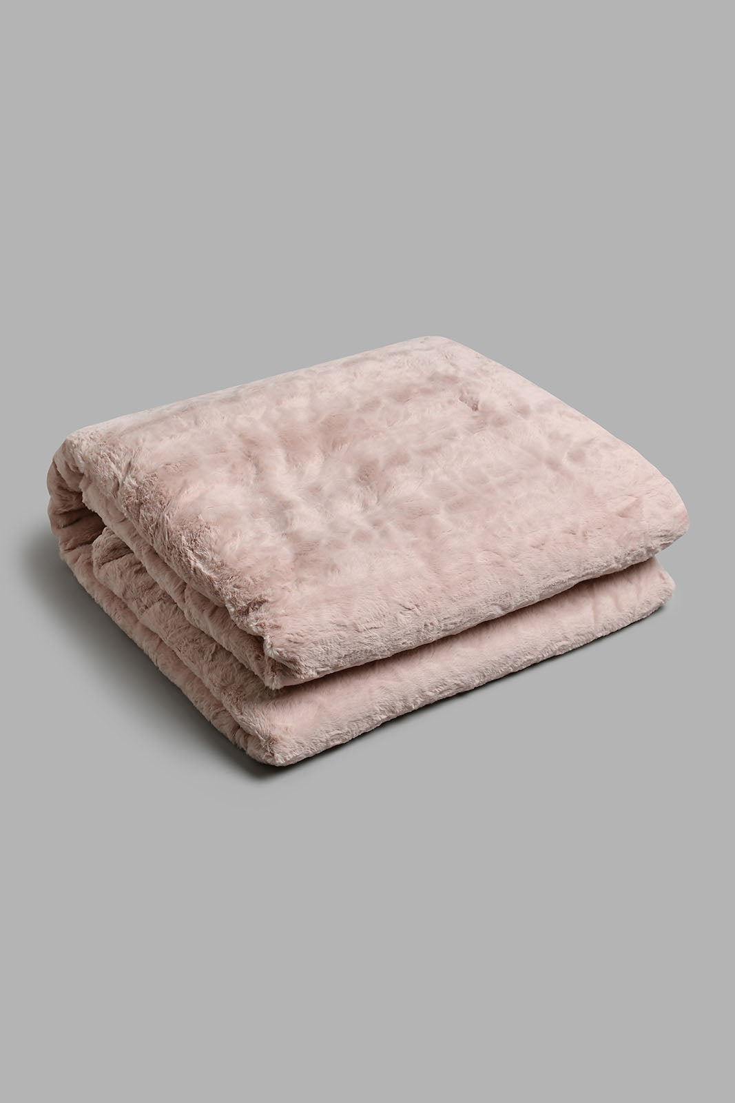Redtag-Pink-Textured-Faux-Fur-3-Piece-Comforter-Set-(King-Size)-Comforters-Home-Bedroom-