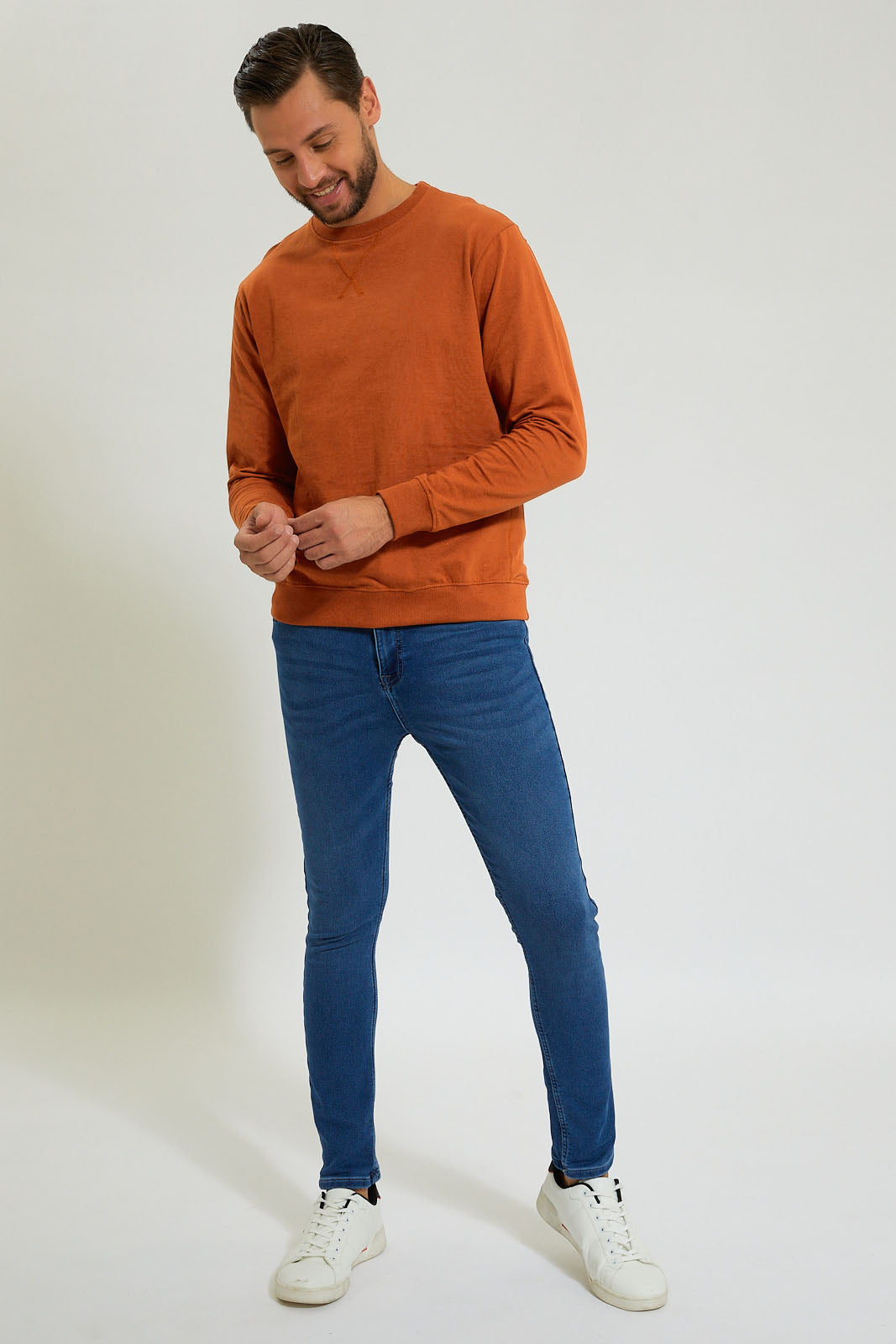 Blue 5-Pocket Skinny Fit Jean
