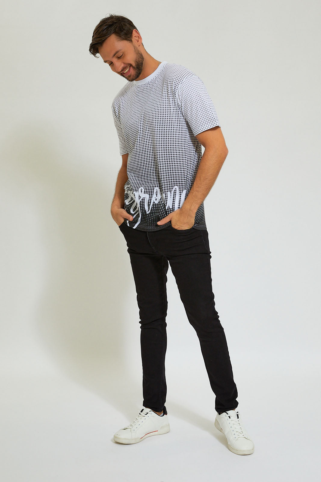 Black 5-Pocket Skinny Fit Jean