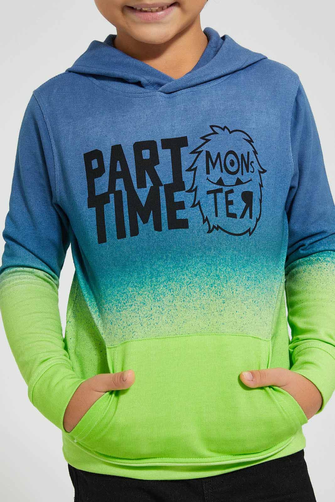 Redtag-Blue-Dip-Dye-Hooded-Sweatshirt-Boys-Sweatshirts,-Colour:Blue,-Filter:Boys-(2-to-8-Yrs),-New-In,-New-In-BOY,-Non-Sale,-Section:Kidswear,-W21A-Boys-