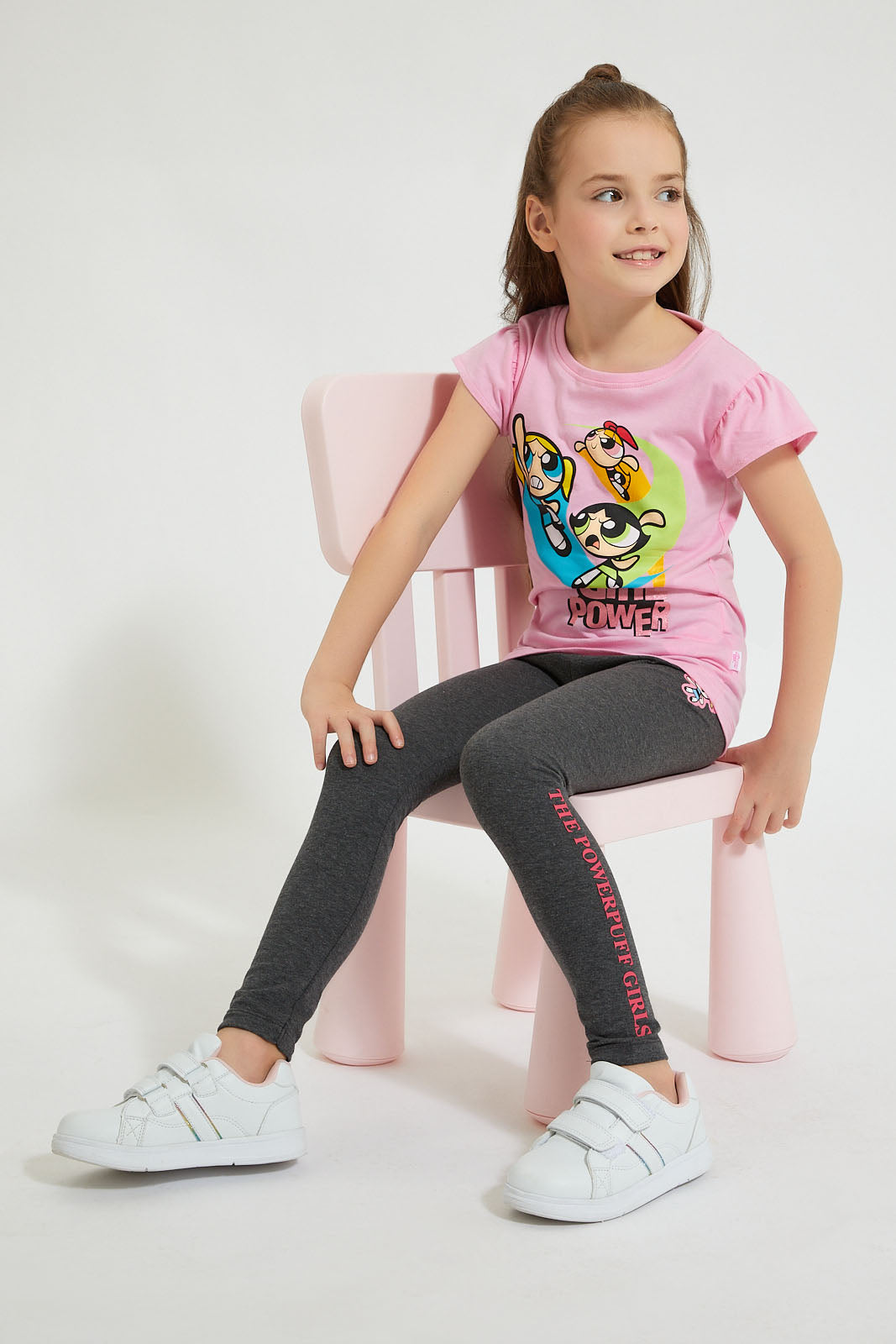 Charcoal Powerpuff Leggings