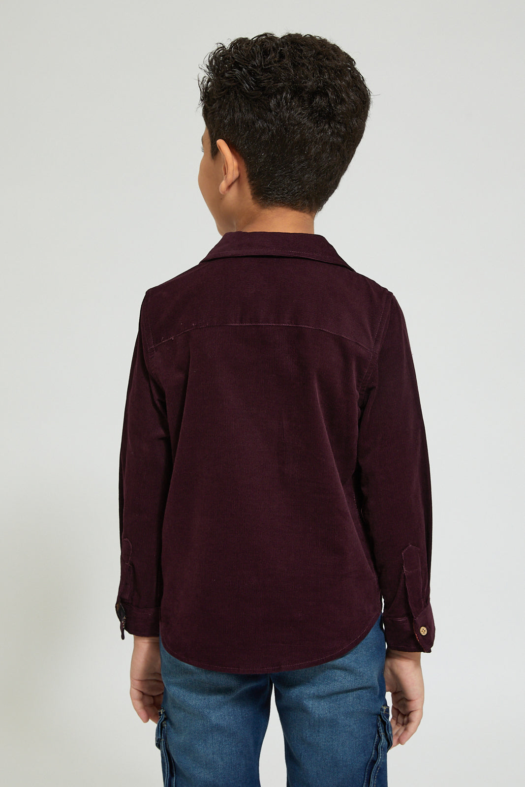 Burgundy Corduroy Shirt
