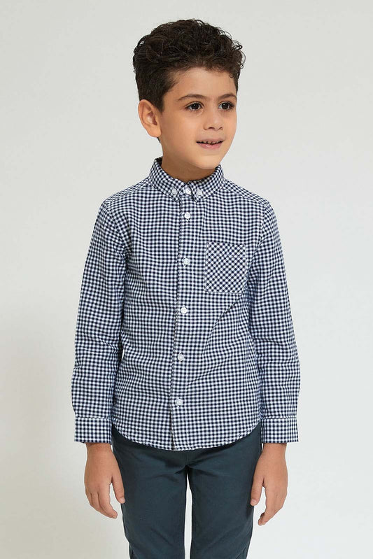 Blue Checkered Shirt