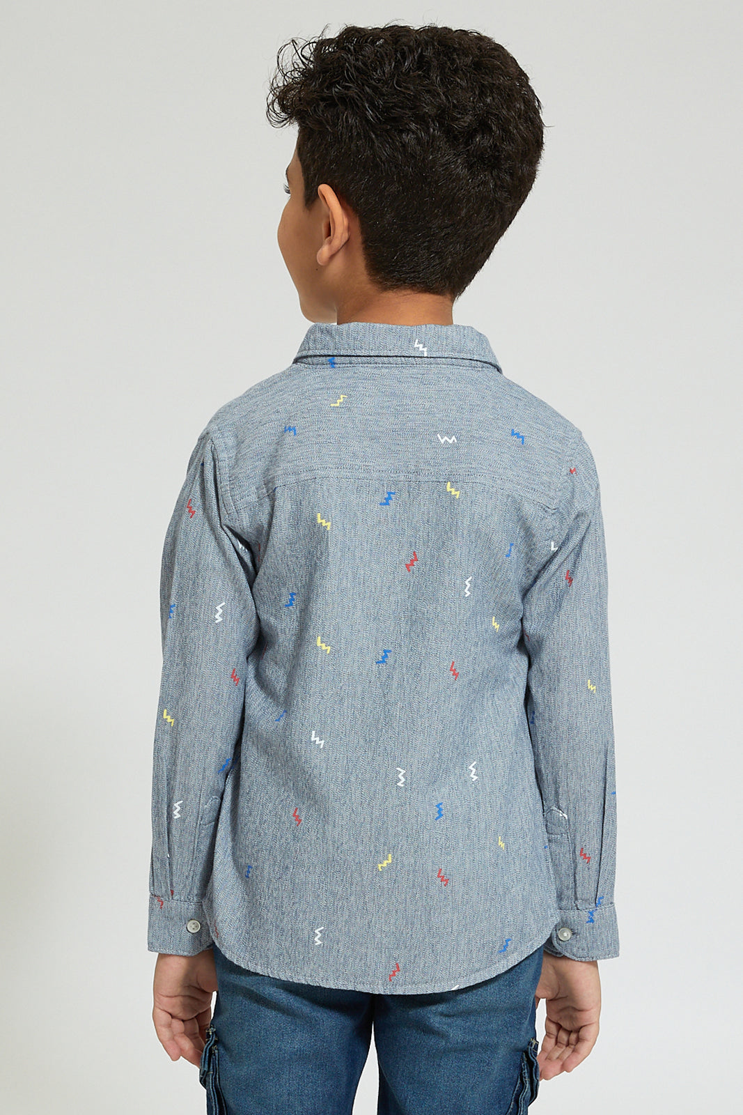 Assorted Character Print T-Shirt and Casual Shirt (Pack of 2)