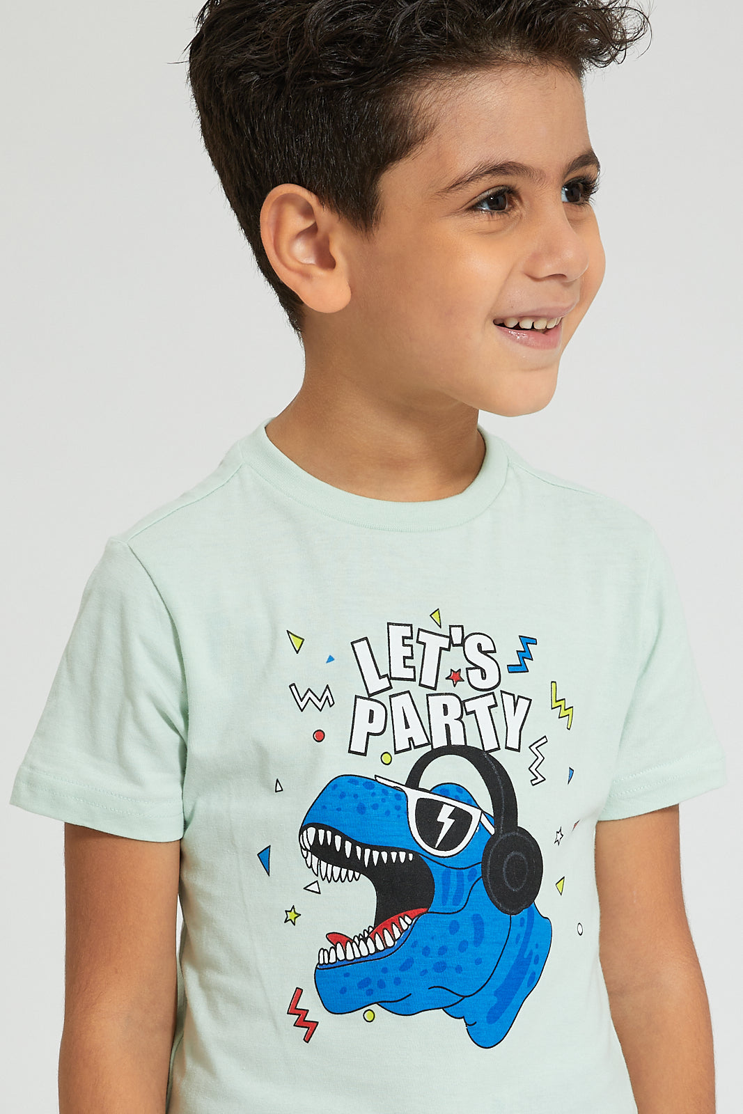 Assorted Character Print T-Shirt and Casual Shirt (Pack of 2)