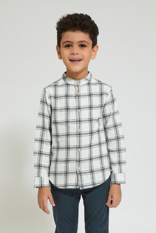 White Checkered Shirt