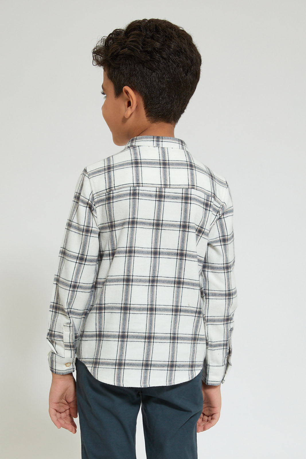 White Checkered Shirt