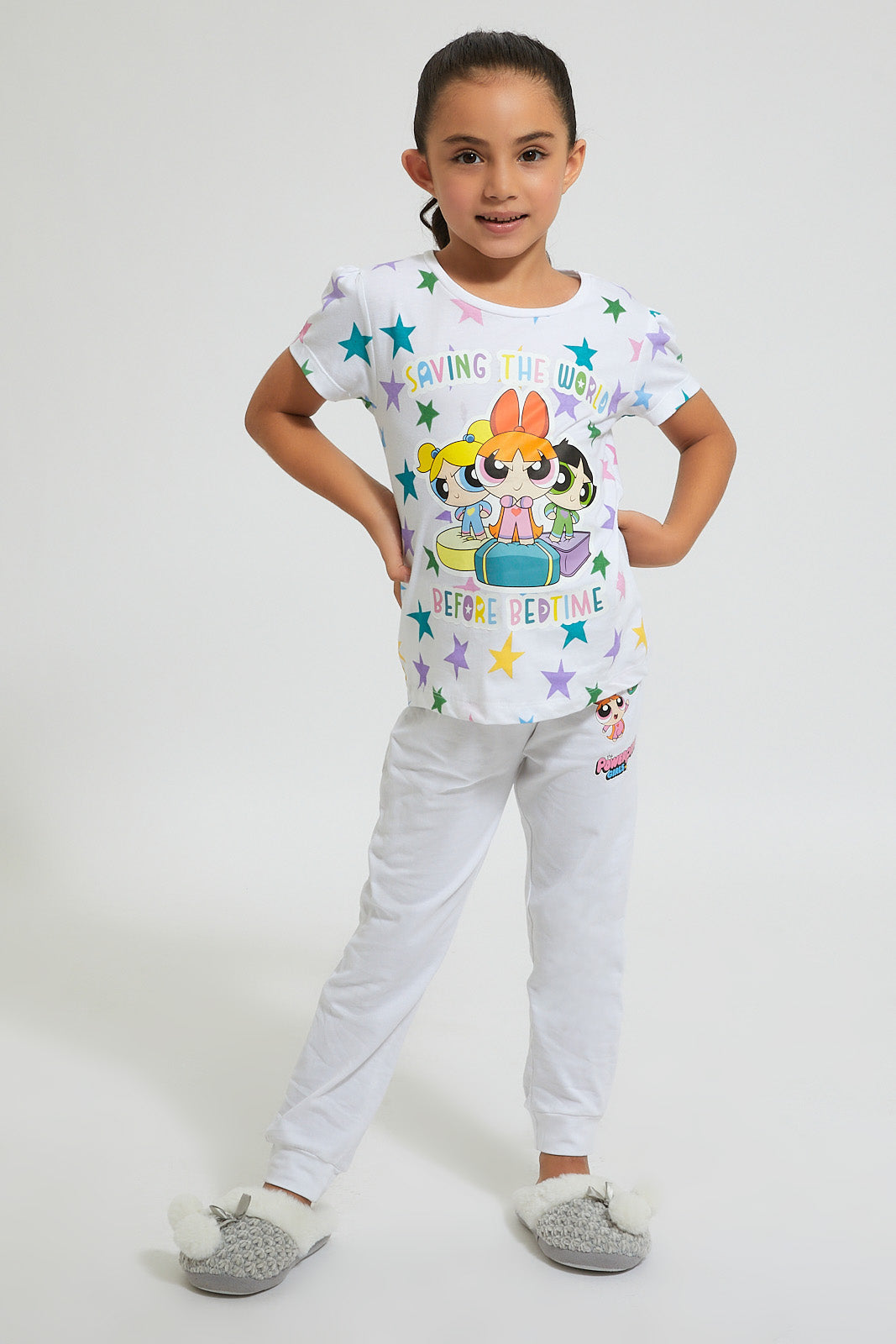 White Powerpuff Girls Pyjama Set