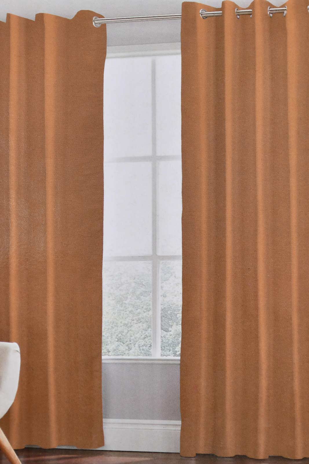 Redtag-Grey-Plain-Curtain-With-Lining-(2-Piece)-Curtains-Home-Bedroom-