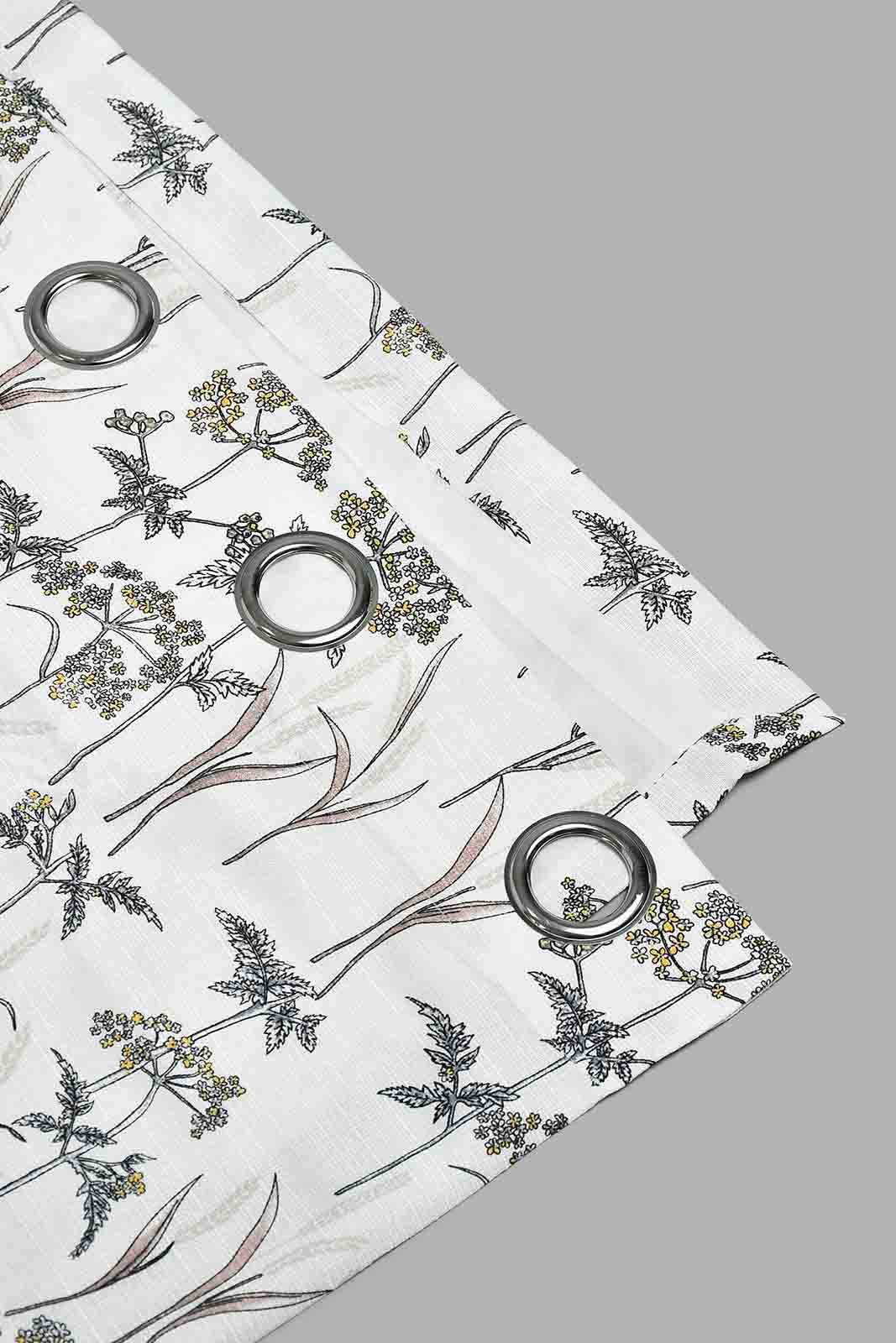 Redtag-Multi-Colour-Floral-Print-Curtain-With-Lining-(2-Piece)-Curtains-Home-Bedroom-