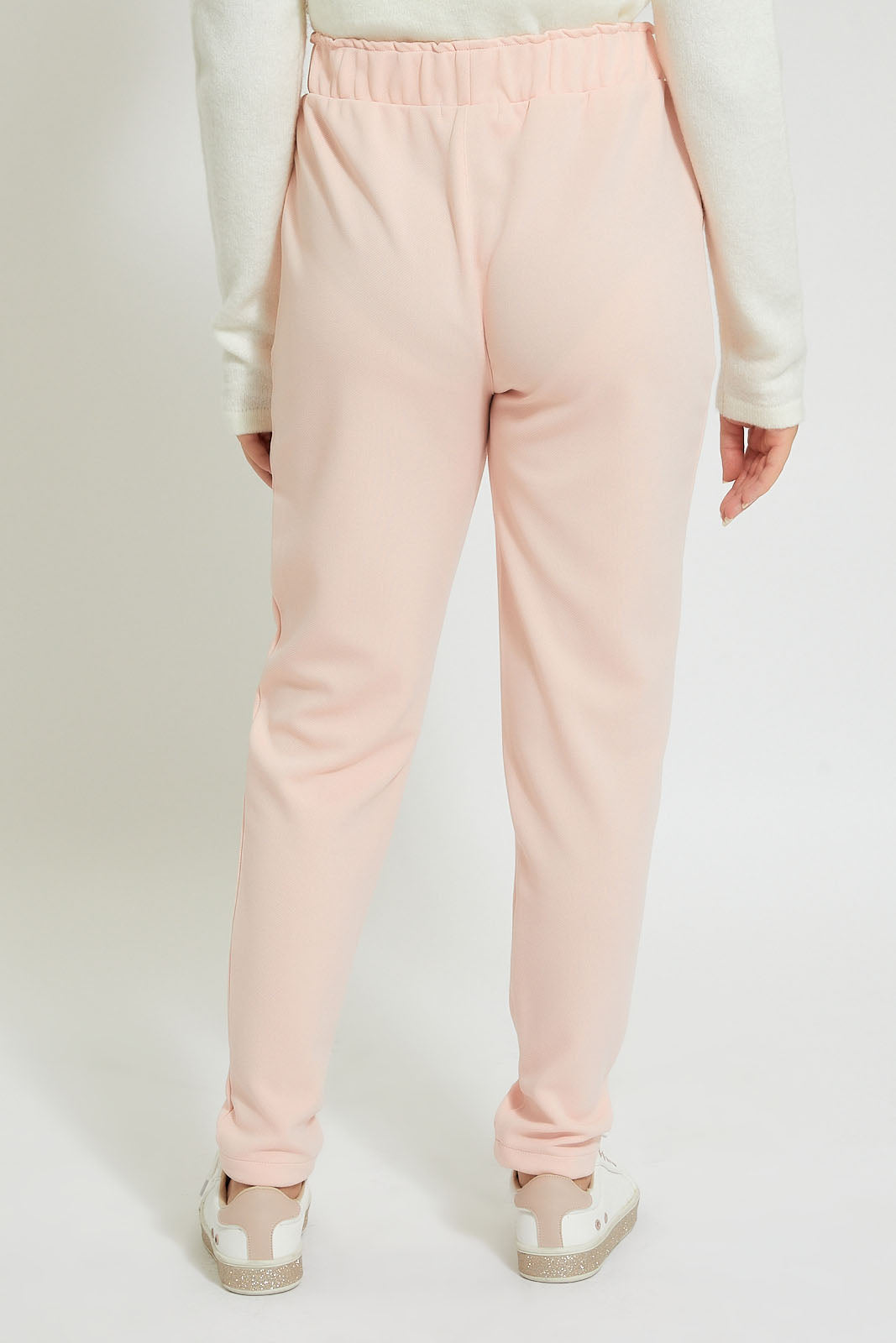 Redtag-Pink-Textured-Knitted-Jogger-Colour:Pink,-Deals:20%OFF,-Filter:Senior-Girls-(9-to-14-Yrs),-GSR-Trousers,-New-In,-New-In-GSR,-Non-Sale,-Section:Kidswear,-TBL,-W21B-Senior-Girls-9 to 14 Years