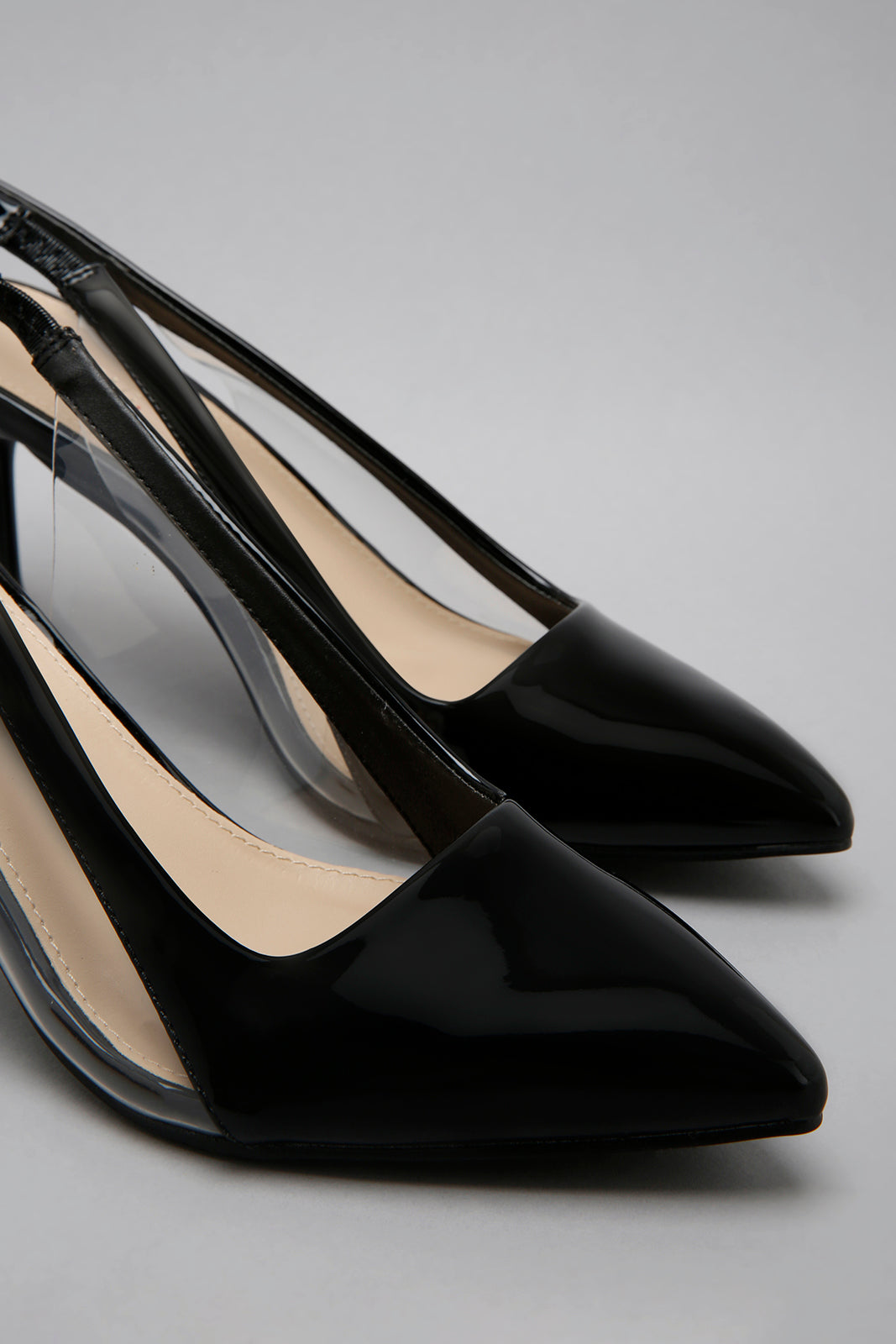 Black Slingback Heel