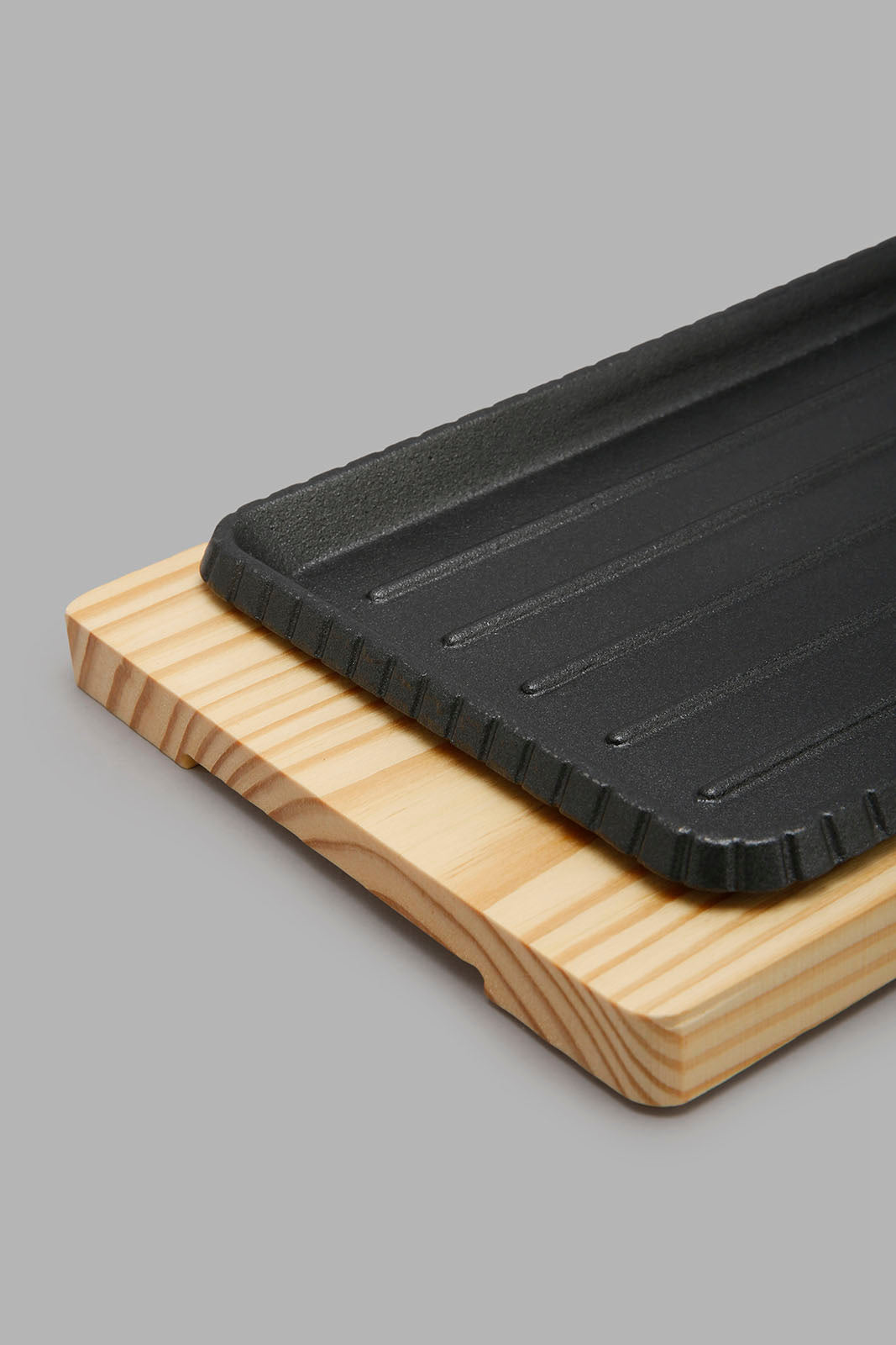 Redtag-Black-Rectangle-Sizzler-Set-With-Handle-(2-Piece)-Colour:Black,-Filter:Home-Dining,-HMW-DIN-Bakeware,-New-In,-New-In-HMW-DIN,-Non-Sale,-Section:Homewares,-W21B-Home-Dining-0