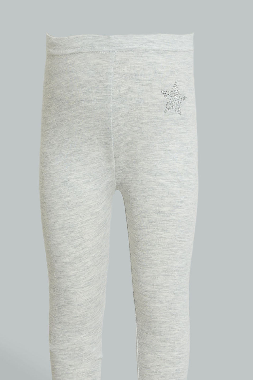 Grey Star Print Legging