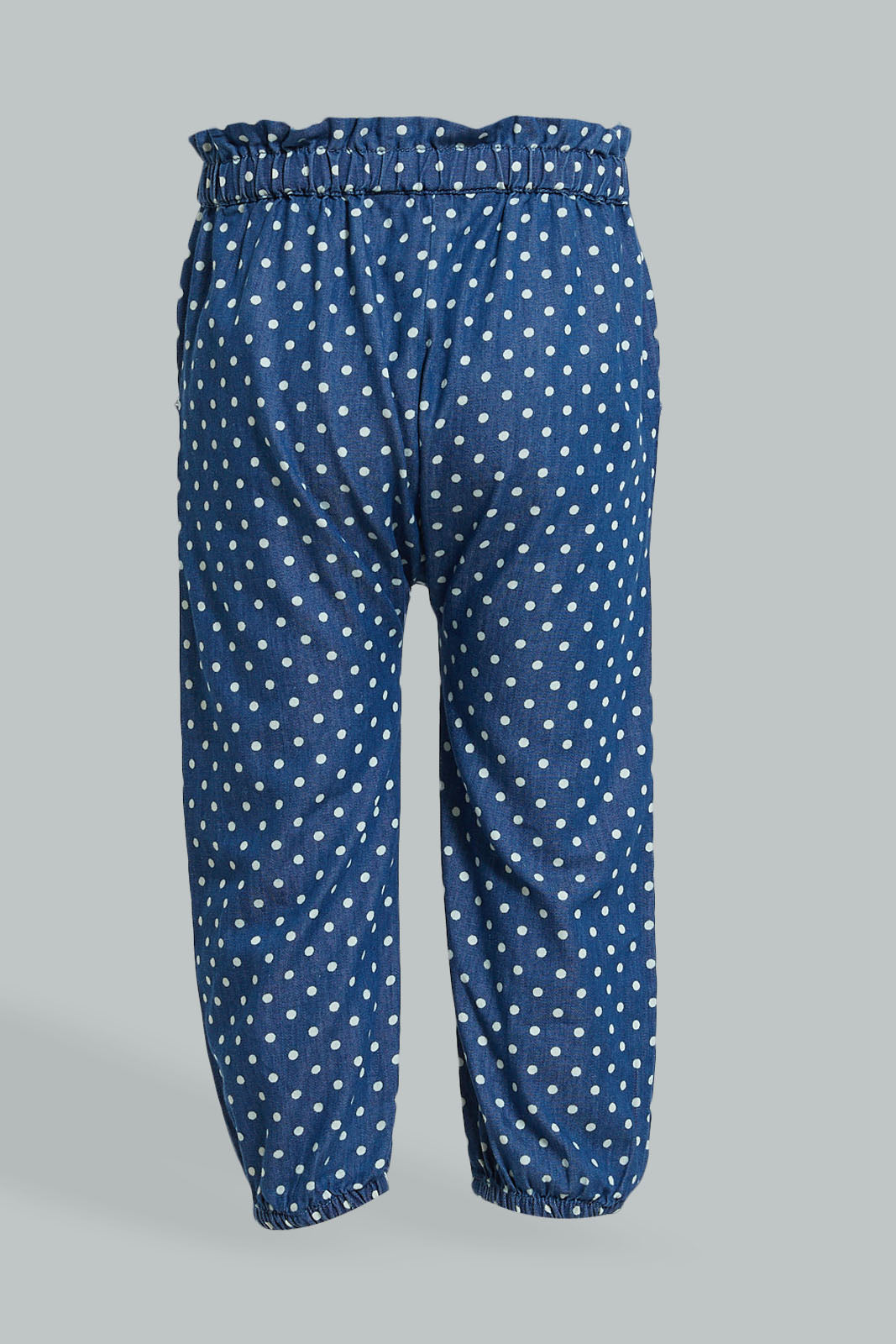 Blue Polka Dotted Harem Jean