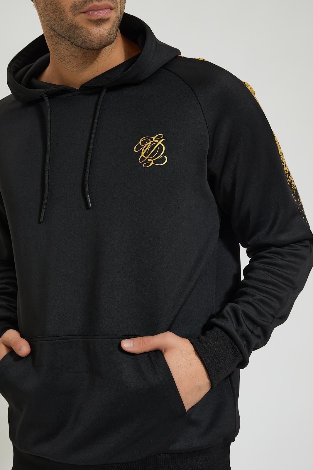 Redtag-Black-Pullover-Hoody-Colour:Black,-Filter:Men's-Clothing,-Men-Sweatshirts,-New-In,-New-In-Men,-Non-Sale,-Section:Men,-W21B-Men's-