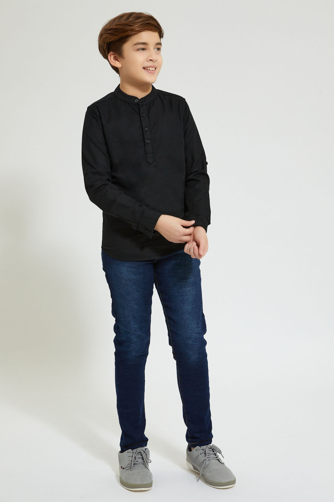 Black Kurta Shirt
