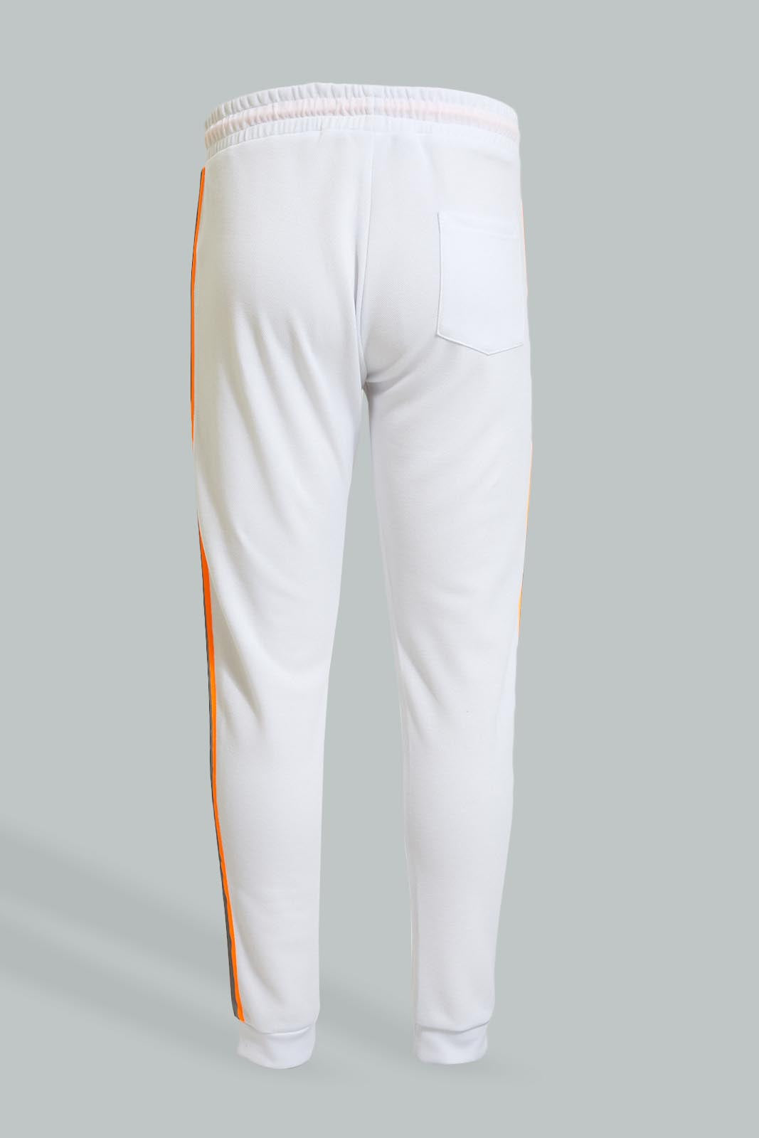 Redtag-White-Reflective-Tape-@-Side-Seam-Jog-Pant-Colour:White,-Filter:Men's-Clothing,-Men-Joggers,-New-In,-New-In-Men,-Non-Sale,-Section:Men,-W21B-Men's-