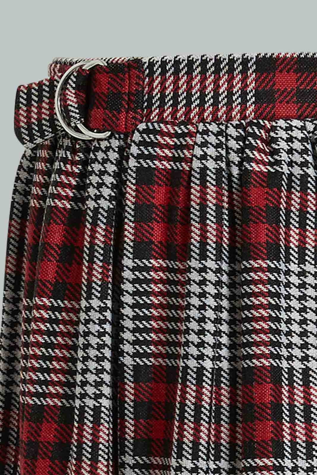 Redtag-Red-Plaid-Pleated-Skirt-Colour:Assorted,-Filter:Senior-Girls-(9-to-14-Yrs),-GSR-Skirts,-New-In,-New-In-GSR,-Non-Sale,-Section:Kidswear,-W21B-Senior-Girls-9 to 14 Years