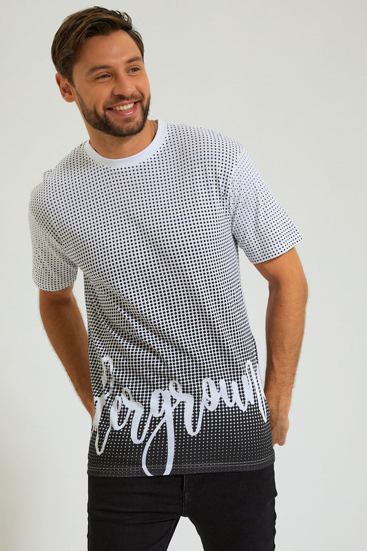 White Printed T-Shirt