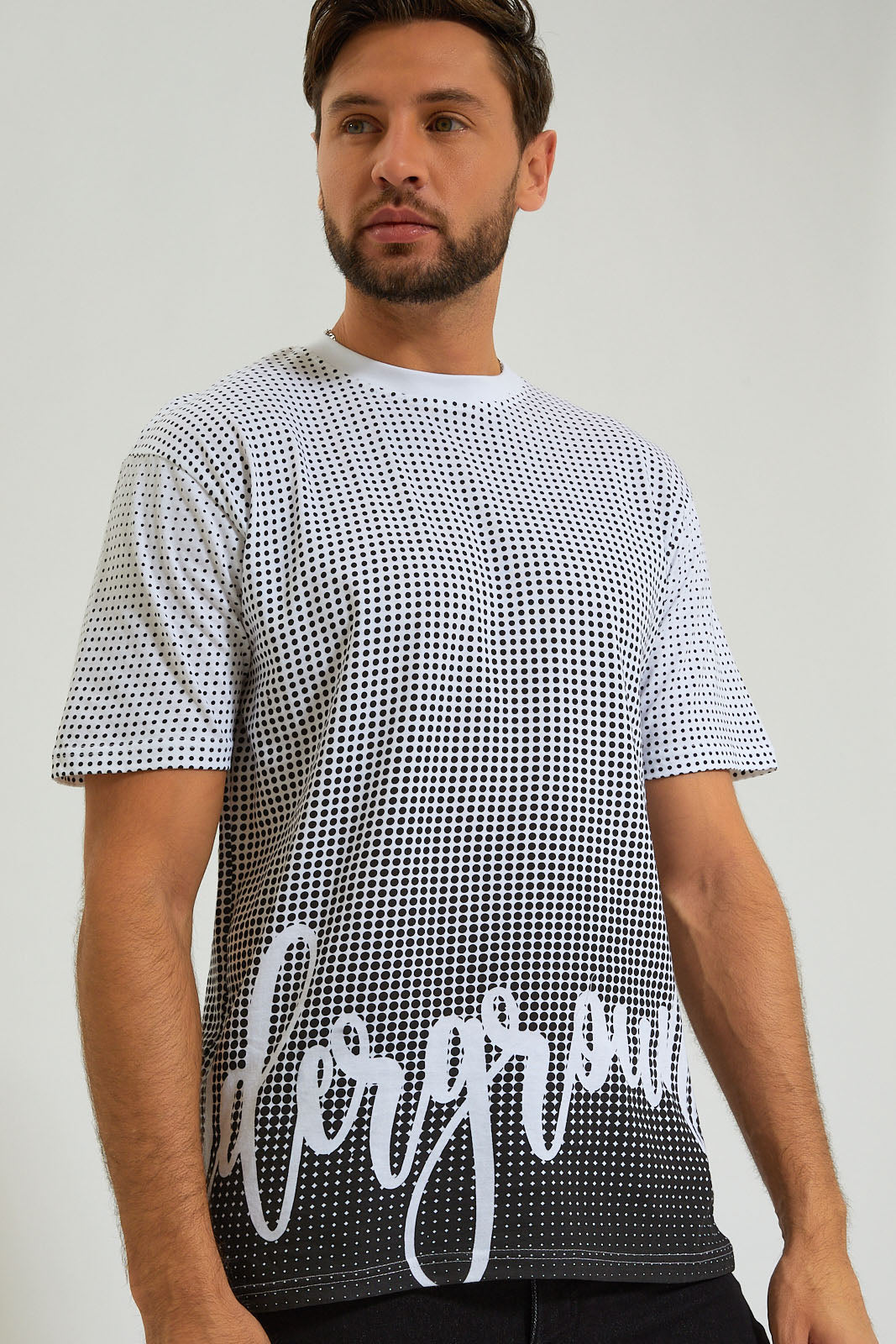 White Printed T-Shirt