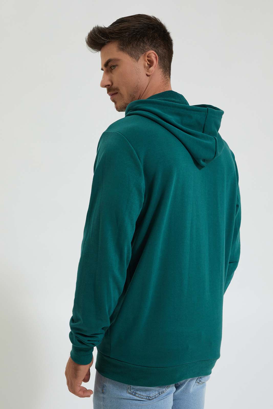 Redtag-Green-Zip-Thru-Hoody-With-Chest-Appilque-Colour:Green,-Filter:Men's-Clothing,-Men-Sweatshirts,-New-In,-New-In-Men,-Non-Sale,-Section:Men,-TBL,-W21B-Men's-