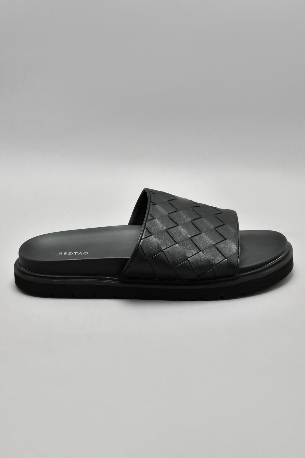 Black Woven Sandal