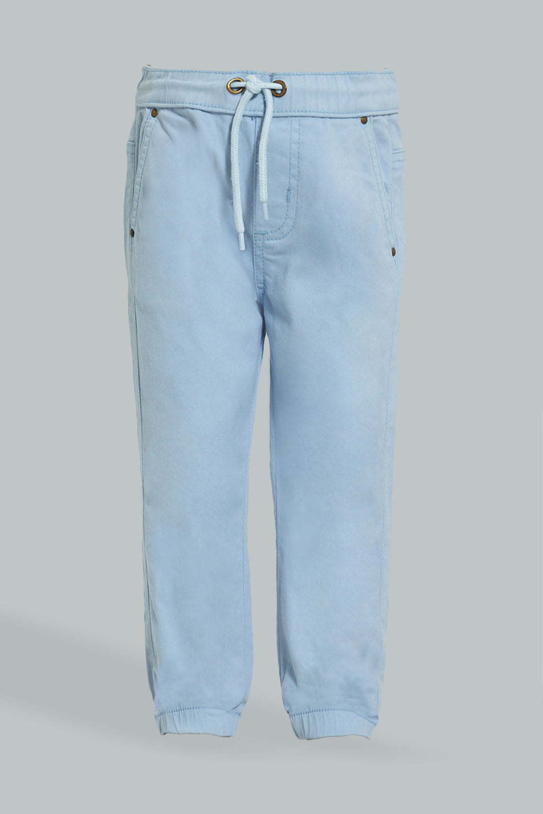 Blue Twill Jogger