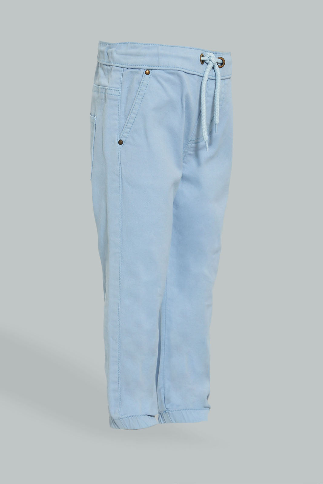 Blue Twill Jogger